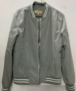 Grey Bomber Jacket