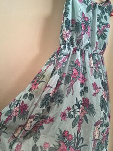 Tropical Print Dress