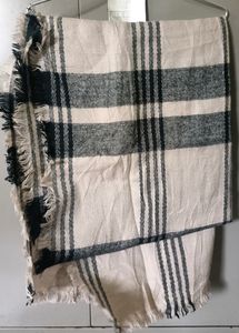 Cozy Plaid Scarf, Stole, Shawl