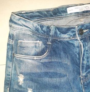💎 ORIGNAL ZARA - Distressed Slim-Fit Jeans
