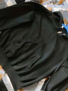 Black Zipper Hoodie/Jacket