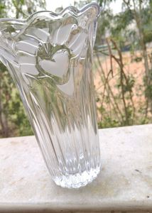 SOGA Japan Elegant Clear Glass Flower Vase