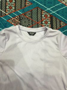 Light Purple Ribbed T-Shirt