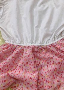 Pink Floral y2k  Babydoll Dress / to