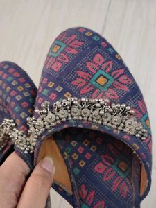 Embellished Ethnic Flat Sandals Jaipuri