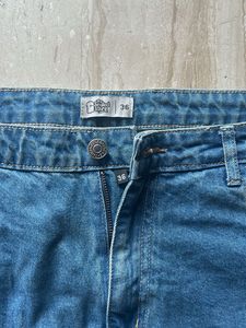 Blue Denim Jeans souled store straight + baggy
