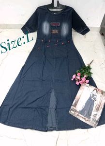 Denim Maxi Dress