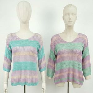 Striped Knit Crochet Top S To M (pack of 2)