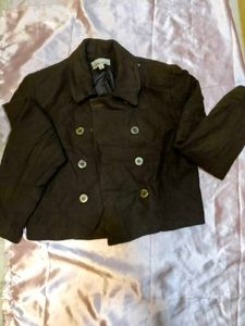 Vintage Brown Cropped Jacket
