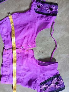 Vibrant Magenta Floral Embroidered Saree