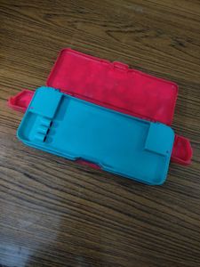 Aesthetic Pencil Box With Cartoon and Black Lines