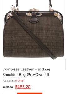 Vintage Alligator Top Handle Bag