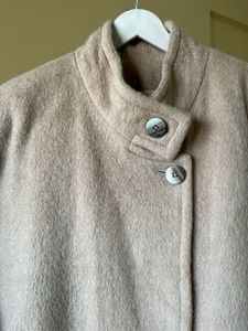 Elegant Wool Blend Overcoat