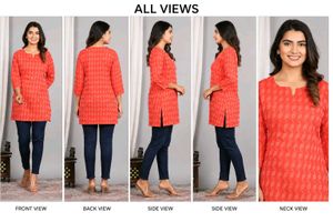 new style v_neck kurti