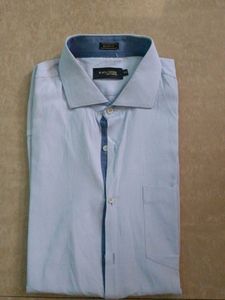 Cotton Full Sleeves Light Blue Shirt