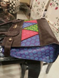 Holii Women Brown Textured Leather Shoulder Bag