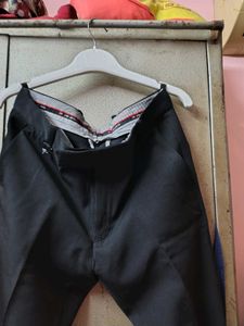Mens black formal pant
