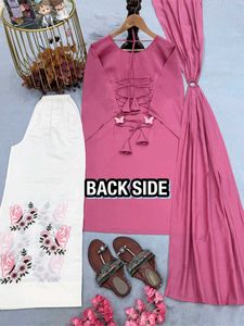 Beautiful Pink Kurta Set with Palazzo
