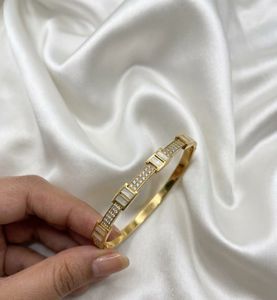 Sparkling Buckle Design Bangle