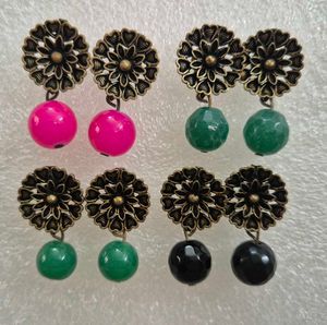 Bohemian Floral Dangle Earrings