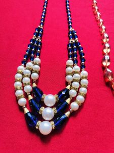 Set of 2 Pearls Beaded Necklaces✨🤍