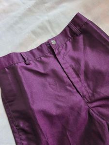 Purple Ethnic Jacket with pant