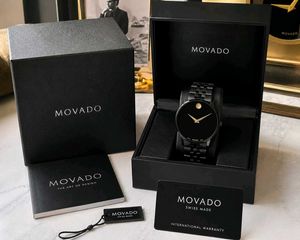 Movado Slim Black Watch