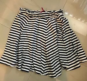 FREE SHIPPING!! - Striped Skater Skirt