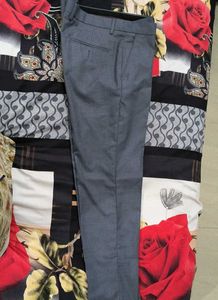 Men's Grey Formal Trousers