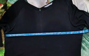 KATIES Stylish Black Bell Sleeve Top