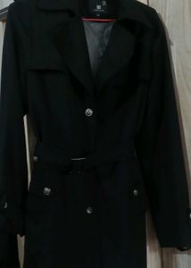 Classic Black Trench Coat