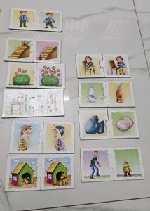 Kids Educational Jigsaw Puzzle Cards