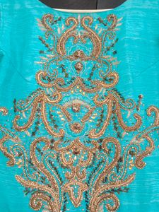 Gown With Cold Shoulder Style