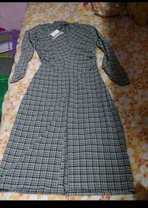 Chic Plaid Maxi Dress