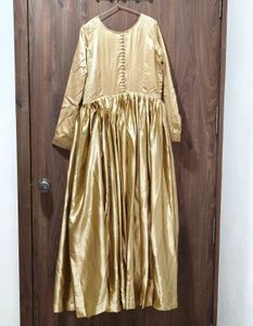 Elegant Golden Ethnic Gown
