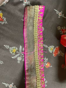 saree lace net with super kadai