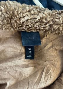 H&amp;M Brown Teddy Fleece Jacket