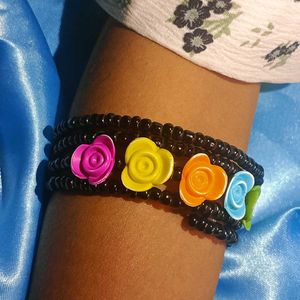 Multi Colour Spiral Bracelet