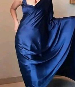 Elegant Navy Blue Saree