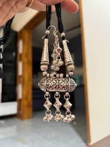 Handmade Durga Pendant Necklace Set