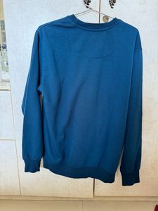 comfy blue oversized sweatshirt