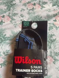Wilson Trainer Socks with antibacterial finish