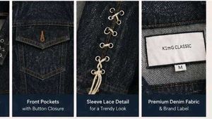 Women’s Dark Indigo Denim Jacket