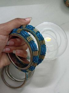 Beautiful Blue Bangles Set