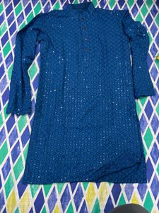 Blue sequin Kurta