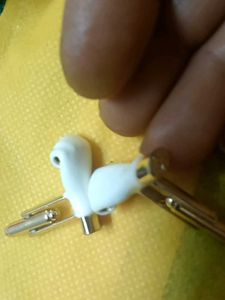 Unique White Hand-Shaped Cufflinks