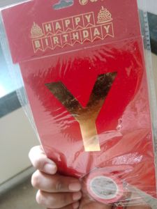 Birthday Banner for Decoration