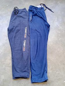 Set of 2 Track Pant pajama blue for Men Women