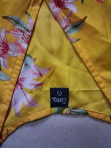 Yellow Floral Maxi Dress