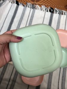 Set of 7 Pastel Square Plates
